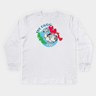 Do-do dodo bird I love Kids Long Sleeve T-Shirt